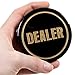 Joayuezo 3 inch Dealer Button Acrylic Dealer Button Dealer Poker Texas Holdem Gaming Things Accessories