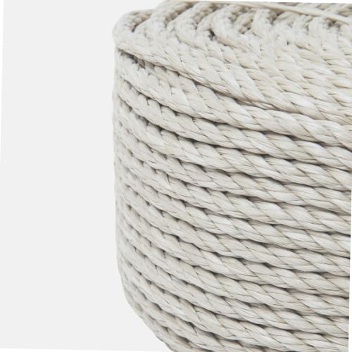 Cuerda beige resistente WERKA PRO Ø 6mm cabo de 100 metros para amarre pesado 4