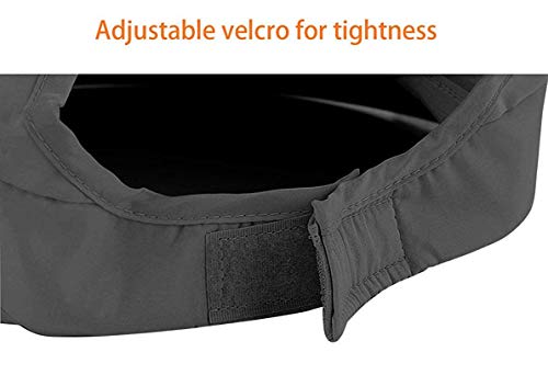 Hindawi Sun Hats For Women Wide Brim Sun Hat Uv Protection Caps Floppy Beach Packable Visor (Grey) #TOP4