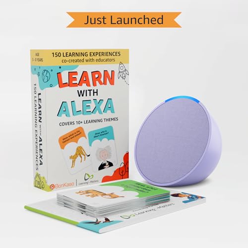 Amazon Echo Pop (Purple) combo for your Kids aged 4+ years with Alexa Activity Kit | Helps in interactive learning, stories, rhymes & hands-free... - Image 2