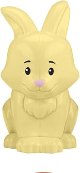 Little People Replacement Part for Fisher-Price Toddler Dollhouse Forest Playset HWB29 - Yellow Bunny Rabbit Figure