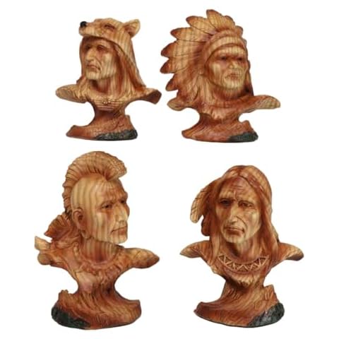 Ebros Gift Sioux Indian Chief Figurines Set Cover