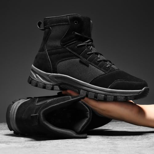 Men's Hiking Boots 6 Inches Tactical Work Boot Comfortable Combat Work Boots Outdoors Desert Boots4