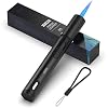 JEVSTU Torch Lighter, Butane Lighter with Fuel Level Window for Candle, Adjustable Fire Jet Torch Windproof Lighter Long…