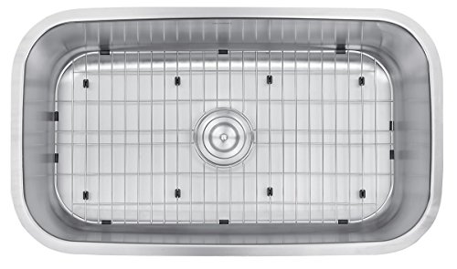 Ruvati 32-Inch Undermount 16 Gauge Stainless Steel Kitchen Sink Single Bowl - Rvm4200 #TOP6