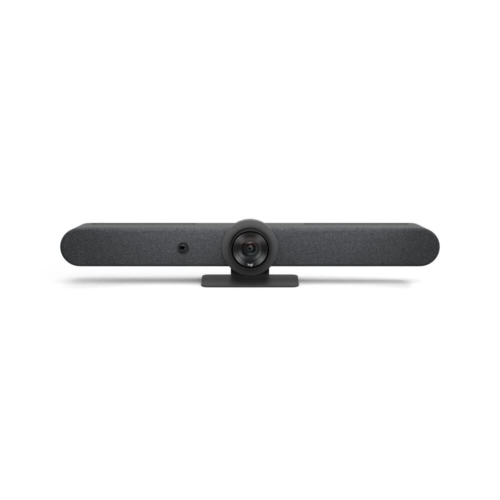 Logitech Rally Bar, Système de visioconférence Panoramique, Barre vidéo tout-en-un pour les salles de moyenne à grande taille, I