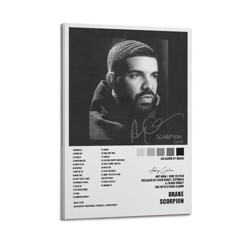 Drake Scorpion Album Cover Canvas Poster: The Ultimate Room Decor for Music Lovers Drake Scorpion Album Cover Canvas Poster: The Ultimate Room Decor for Music Lovers