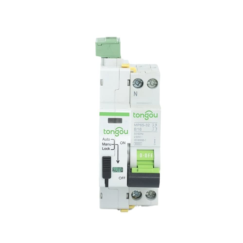 Interruttore Magnetotermico Differenziale Telecomando automatico del mini interruttore DPN 16A MCB 1P + N 220V Curva B AC(B16)