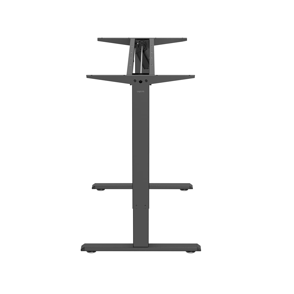Elektryczna rama biurkowa z regulacją wysokości, 1 silnik, 700-1120 mm, czarna (bez blatu stołu)