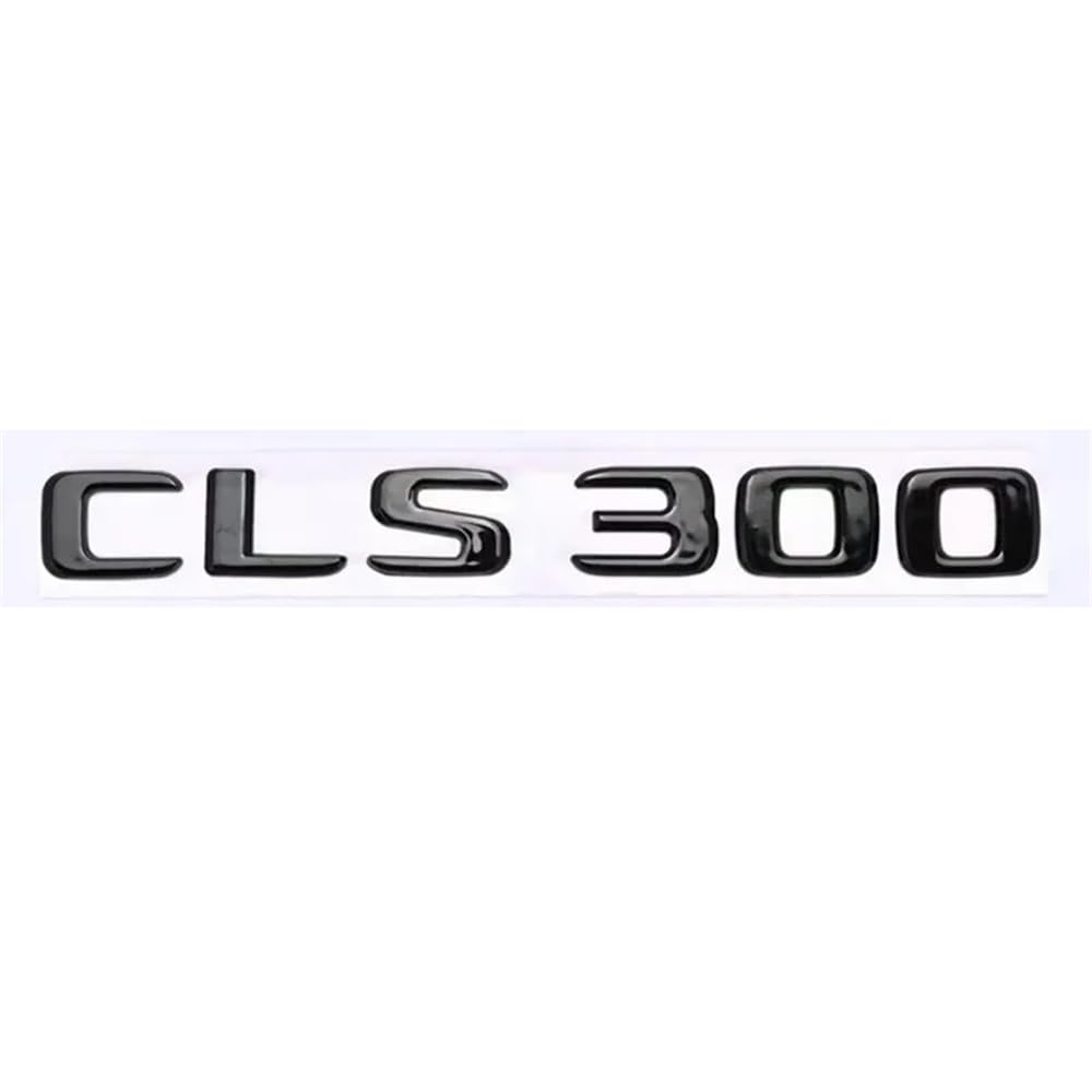 YTQMoreBNZ YYDStes Gloss Black silver ABS Compatible With Mercedes-Benz New Letter CLS260 CLS300 CLS320 CLS350 CLS400