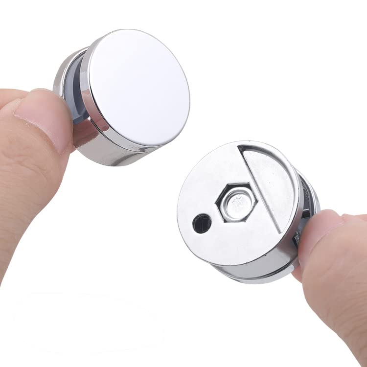 4 Pezzi Gancio Per Specchio Clip Per Specchio Fissaggio Per Specchio Montaggio A Parete Clip Per Montaggio A Specchio Con Viti E Tubi Di Espansione Per Ganci Di Fissaggio Per Specchio 84300472