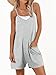 ANRABESS Womens Rompers Summer Casual Loose Sleeveless Overalls Spaghetti Strap Shorts Jumpsuit 2025 Beach Vacation Outfits Small