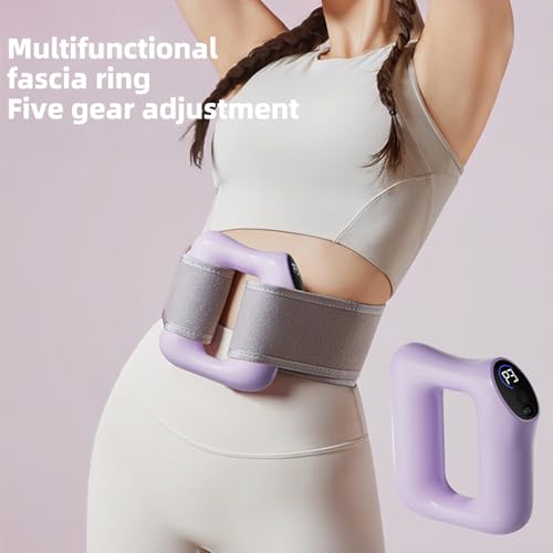 Masajeador Eléctrico Multifuncional de Baja Intensidad de Ruido para Todo el Cuerpo, con 5 Niveles de Intensidad, 3 Modos de Frecuencia y Cinturón Calentador, Diseño Ergonómico para Relajación miniatura 6