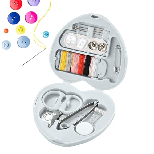 Reise-Nähset | Tragbare Nähset-Box - -Nähset-Koffer Mit Scherenfäden, Handnähnadeln Für Anfänger Und Reis-ende