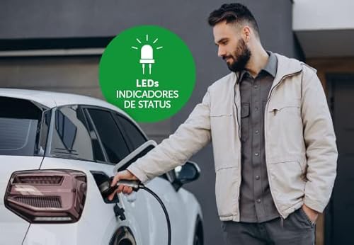 Carregador Veicular Portátil Mini AC 3 KW Preto Intelbras