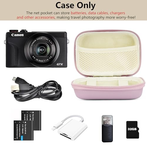 Funda para cámara digital compatible con Canon Powershot G7X miniatura 2
