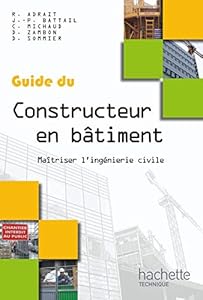 Livres Couvertures de Guide du constructeur en bâtiment - Livre élève - Ed.2009