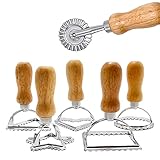6pcs Ravioli Mould Stainless Steel Ravioli Cutter Ravioli Stamp for Tortellini, Ravioli, Dumplings,