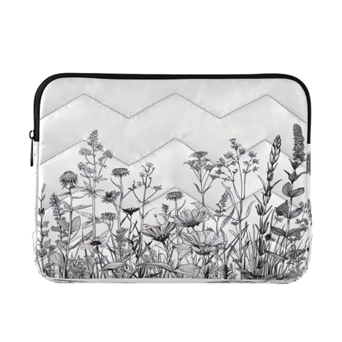 Funda impermeable para portátil 13-14 pulgadas con diseño floral