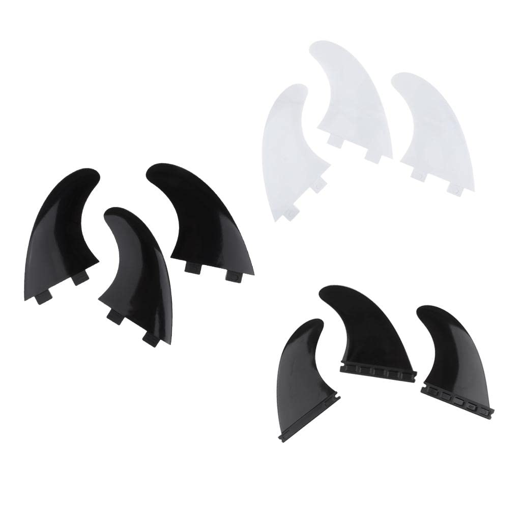 CALANDIS® Set of 3pcs Nylon Surf Surfing Fin Surfboard Longboard Shortboard Fins G5-picture-28