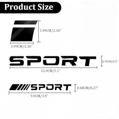 Image of Pin Car Decal Stickers,Wheel Rim Decal Sticker,Sport Stickers(Black,14PCS) | Reflective Stickers,Sport Emblem Car Rear Bumper Sticker,Rear Mirror Decals for All Vehicles