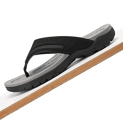 Image of Men's Flip-Flops, Thongs Sandals Durable Comfort Slippers for Beach