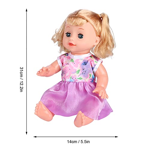 Conjunto de boneca fingida, alta simulação Boneca adorável bebê viva Roupas macias Membros podem se