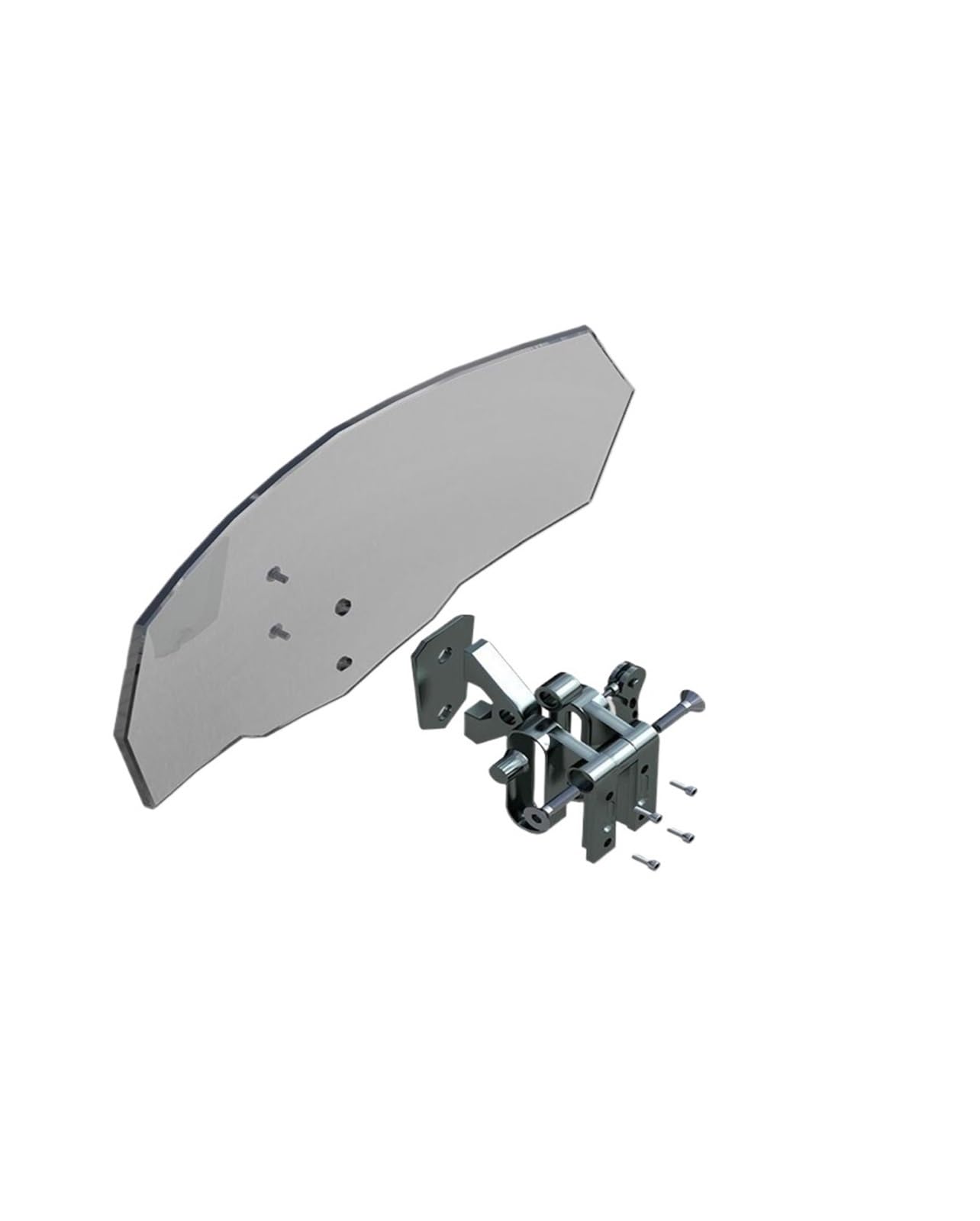 Deflettore Vento Parabrezza Universale Rialzato Installato Piccolo Spoiler Air Screen Visiera Per Motocicletta Parabrezza Cupolino
