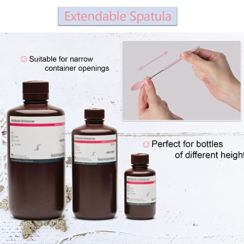 8 Pcs Mini Silicone Telescopic Spatula And Scooping Spoon, Reusable Mini Silicone Spatula Set, Multifunctional Small Silicone Spatula For Kitchen And Beauty (4 Colors) #TOP3