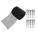 HOMSFOU Kunststoff Dachrinnenschutz Maschennetz mit Hoher Hitzebeständigkeit und...