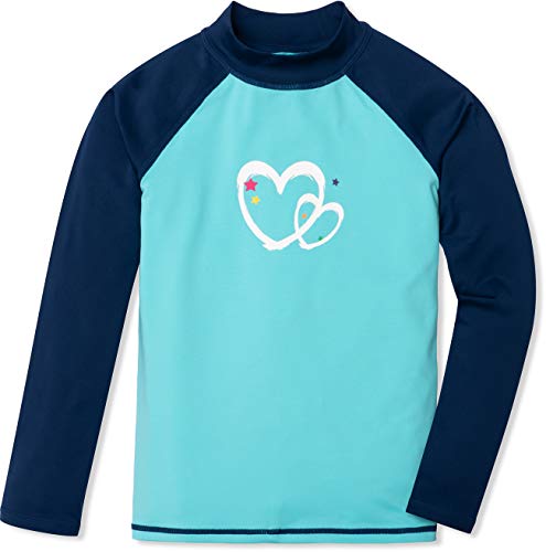 Image of TSLA Girls Long Sleeve Rash Guard Shirt, UV /SPF Water Beach Surf Swim Top, UPF 50+ Sunscreen Swimwear Shirts