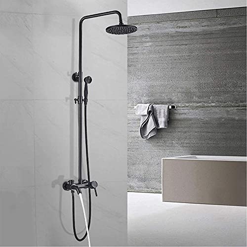 Système de douche à effet pluie et douche à main bronze frotté - 2