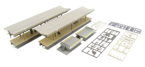 Kato N Scale Unitrack Island Flag Stop Platform Set