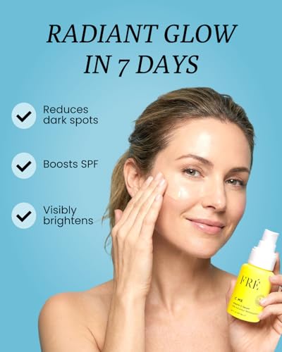Image of Vitamin C Serum for Face,C ME by FRE Skincare,Anti Aging Brightening Serum for All Skin Types - 10% Vitamin C Serum Vegan with Argan Oil - Helps Even Skin Tone, Brightens Face & Reduces Wrinkles