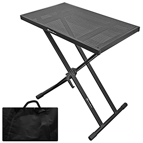 AxcessAbles Light Weight Portable DJ Table Stand with Gig Bag | X Style Keyboard Stand, Tabletop DJ...