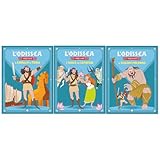  Collezione l’Odissea, I Viaggi di Ulisse I. Contiene 3 libri: Il cavallo di Troia, L\'isola dei Lotofagi, Il Ciclope Polifemo