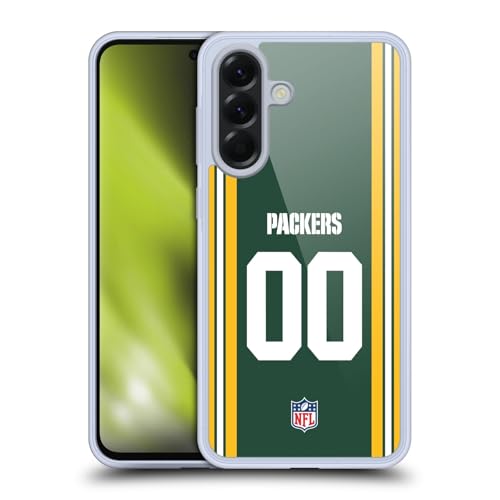 Coque Gel Green Bay Packers pour Samsung Galaxy A56 5G Head Case Designs Coque Personnalisée NFL