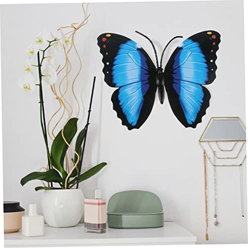 Veemoon Estátuas De Gramado De Borboleta De Jardim 3D Adesivos De Parede Artificiais Para Decoração