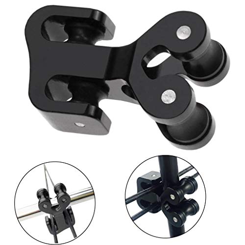IronBuddy Compound Bow Cable Slide Aluminum Alloy 3/8" Archery Bow String Separator Pulley