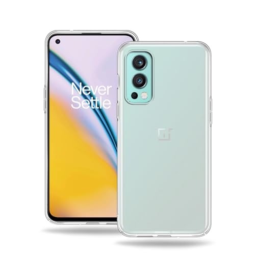 Image of Amazon Brand - Solimo Frosted | Translucent | Ultra Thin | Flexible | Anti Scratch | Slim Fit | Soft Back Cover for OnePlus Nord 2 5G - Frosted White