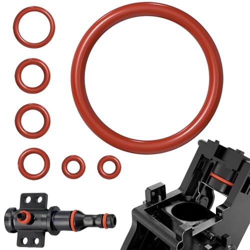 Ancable Lot de 7 joints toriques pour machines à café Philips Saeco - Soupape de support - Valve d'écoulement - Compatible avec Philips Saeco Gaggia Spidem...