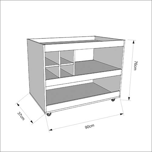 Aparador Bar Luxo JB4050 Perola
