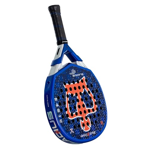 Black Crown - Gladius Raquette de Padel, 18K Alucarbone + Carbone Unidirectionnel, Medium EVA Black, Forme Hybride, 55% Contrôle 45% Puissance, Joueurs Intermédiaires et Avancés, 355-370 g – vue 6
