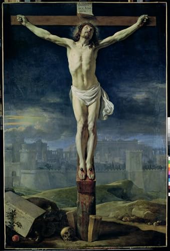Christ on the Cross poster vintage Philippe De Champaigne tableau deco murale 60x90cm