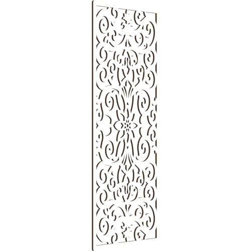 Image of Buel Decorative Pierced Fretwork Wood Wall Panels, 17 3 /8 inchW x 44 3 /8 inchH x 1 /4 inchT, Birch