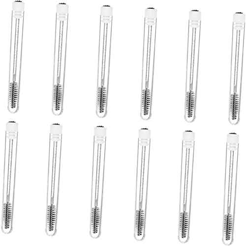 Healvian 15 Sets Crystal Rod Eyelash Brush Mascara Eyelash Tube Woman Eyelash Brush Makeup Brush Wands Eyebrow Makeup Eyelash Applicator Eyelash Wand Beauty Eyelash Random Color