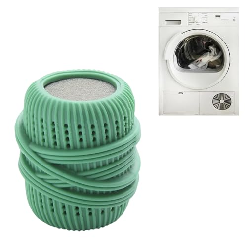 Washing Machine Laundry Ball Reusable Fabric Softener Dispense Ball for Washing Sponge Cleaning Tool Household Substitute (Green)