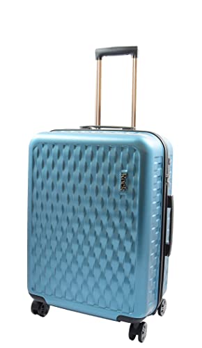 Valise rigide 68cm bleu azur pour vos vacances d'été et escapades marines