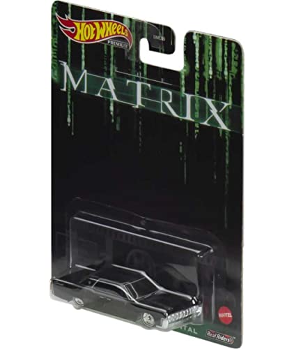 Image of Hot Wheels Matrix Die Cast Model 1964 Lincoln Continental Black Scale 1:64 8 cm Premium Real Riders HCP06