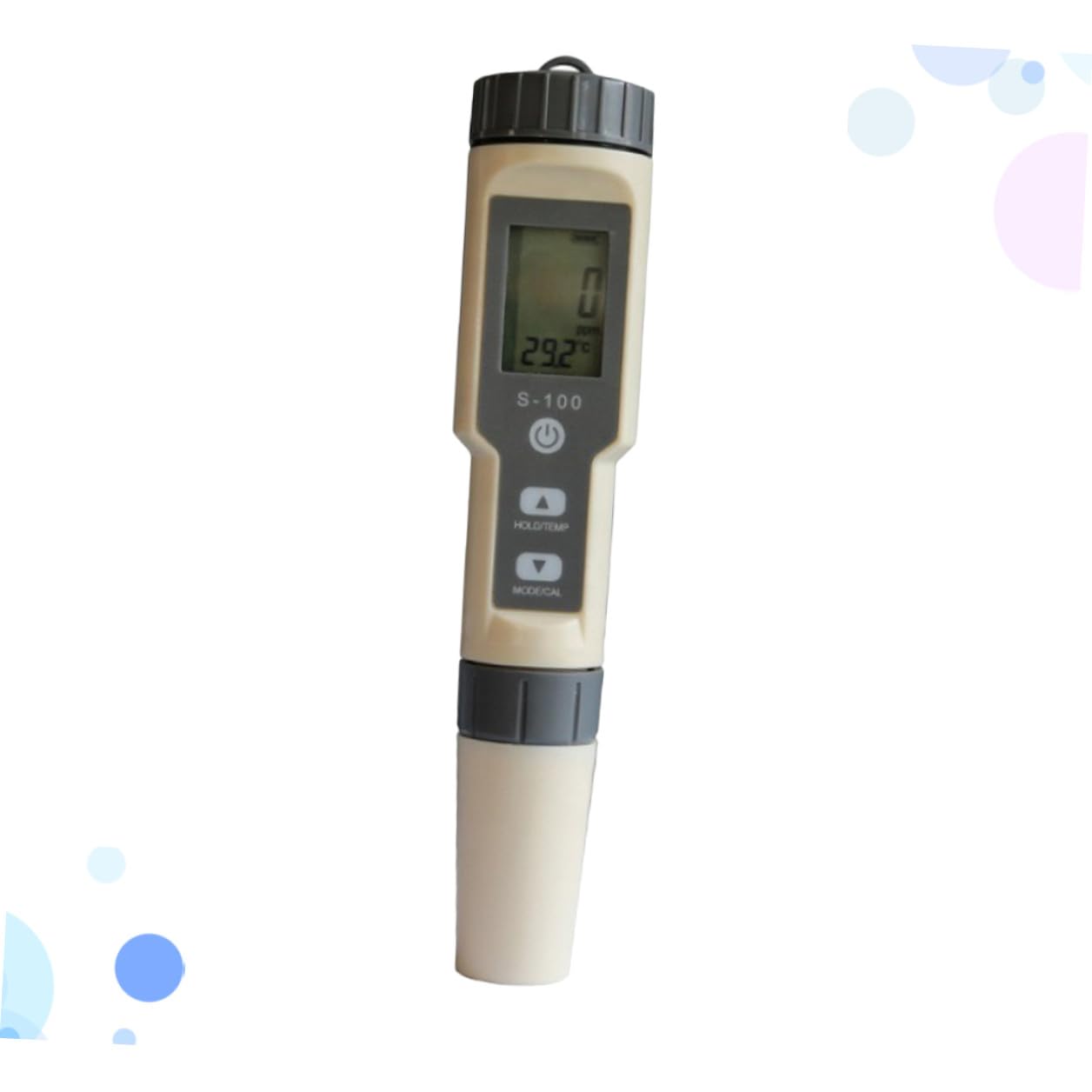 Medidor Proporción de Salinidad Tipo Bolígrafo Salinidad Multifuncional de Plástico Hidrómetro Automático Que Flota y Muestra y Conductividad para Estanques de Peces